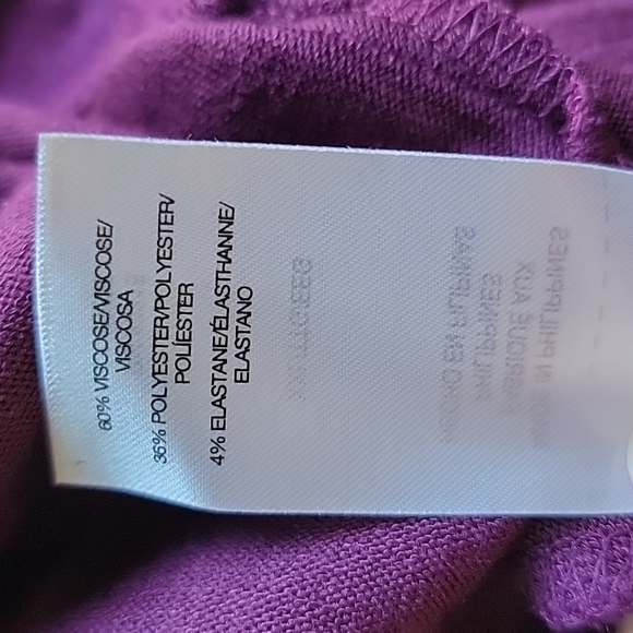 Lucky Brand Plus Size Purple Lightweight Sweater Size XXL - Picture 5 of 5